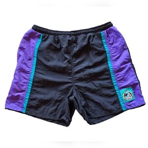 Vintage Island Exposure Nylon Men's Medium (32-34) Swim Trunks